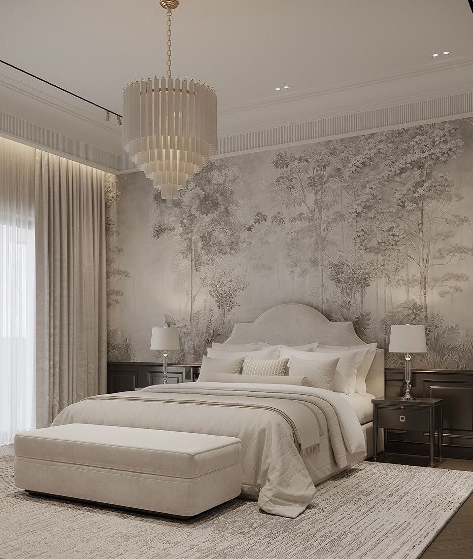Bedroom interior tile