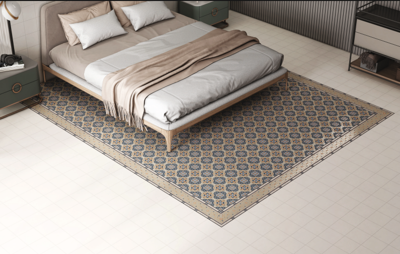 Bedroom floor surface
