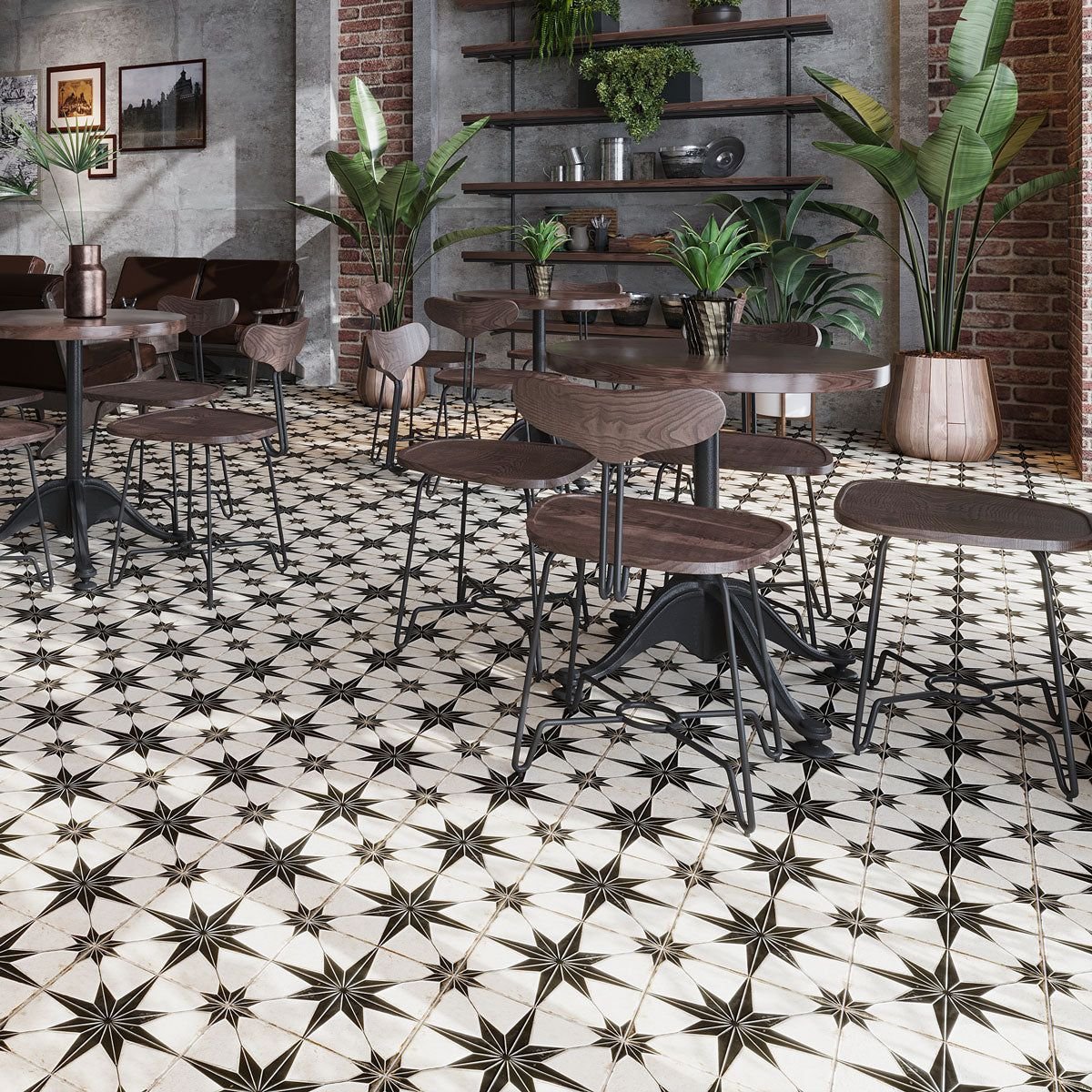 Showroom commercial tile display