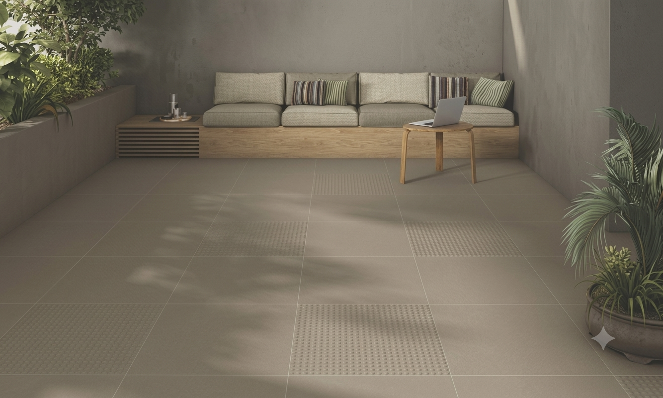 Living room floor tile