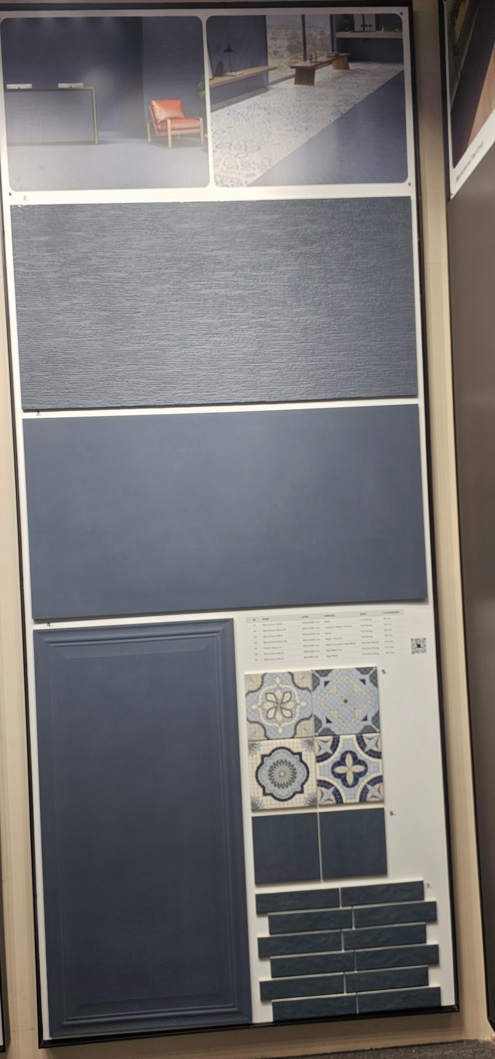 Monotone Denil tile design