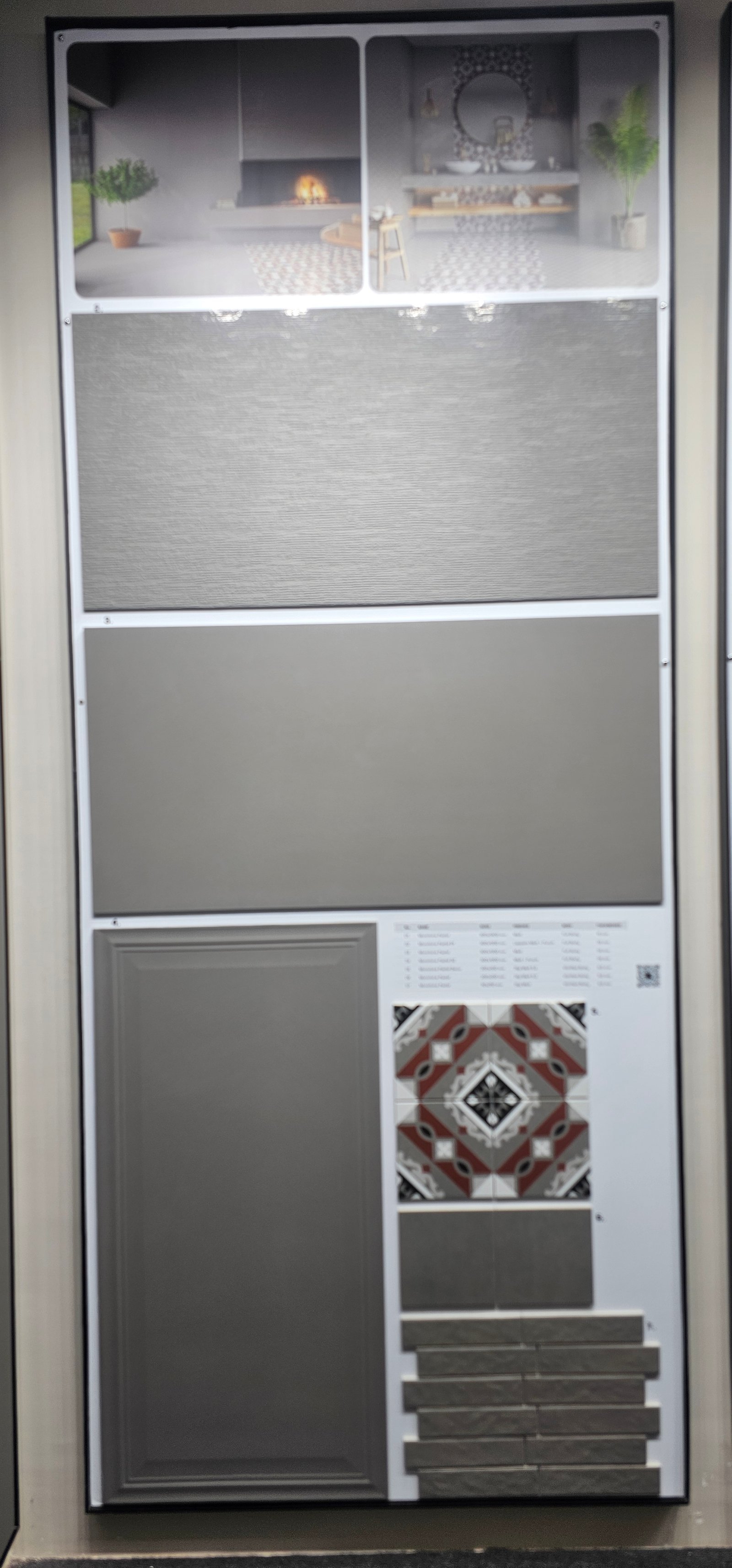 Monotone Pastel tile design