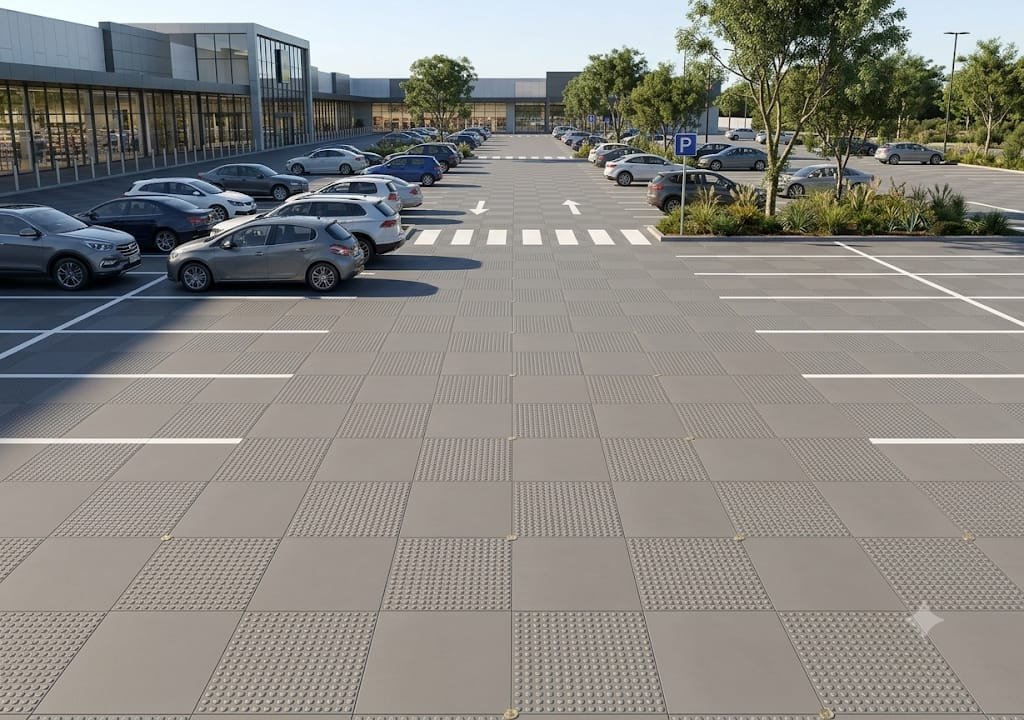 Outdoor park tile